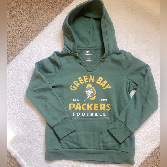 Green Bay Packers hooded sweatshirt women size Small - Picture 1 of 4